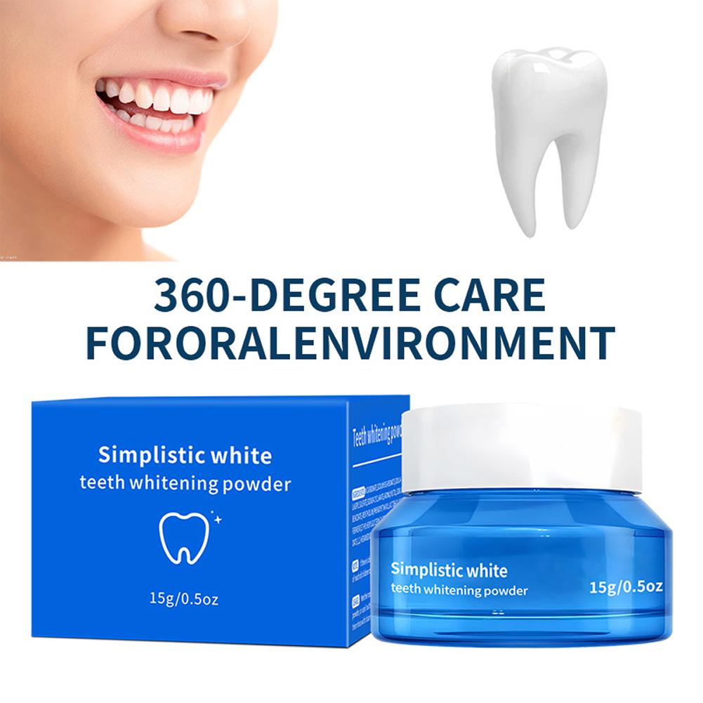 15g Bubuk Pemutih Gigi Premium - Teeth Whitening Near Me ulasan dan harga